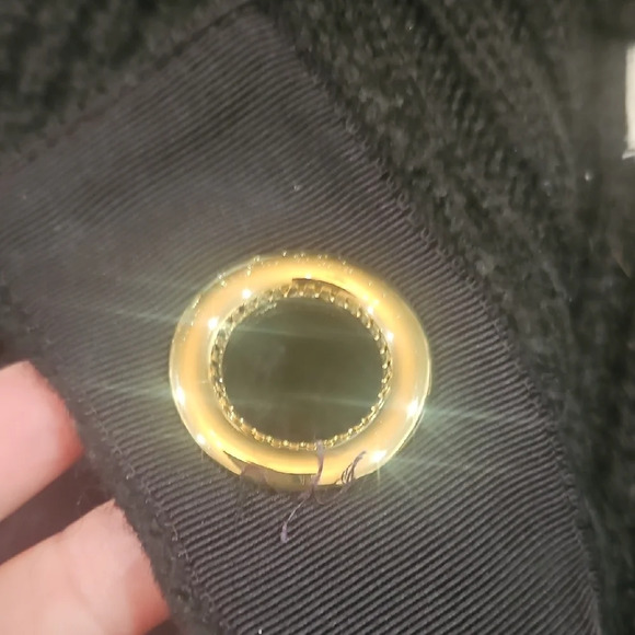 Michael Kors poncho cable knit shortsleeve/cap sleeve sweater w pockets SZ small - Picture 5 of 8